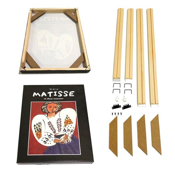 

wooden picture frame wall oil diamond combination poster frames