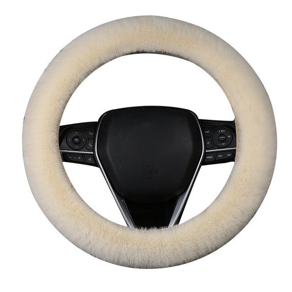 

steering wheel covers car cover plush handle imitation elastic handbrake gear three-piece accessories
