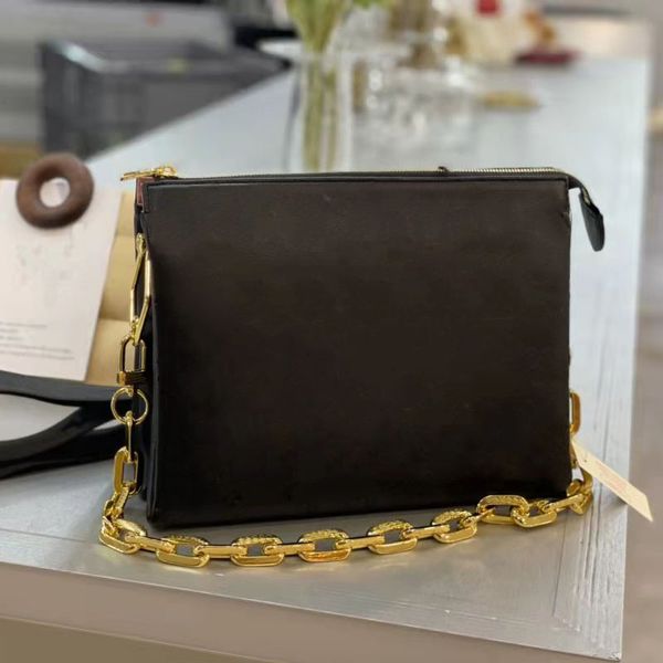 

diagonal shoulder bag womens designer purse crossbody handbag trendy printing genuine pvc chains party zipper soft envelope canvas single fa