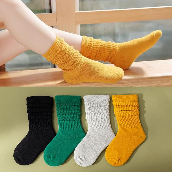 

socks kid sock knee hight spring autumn pure color boy heaps baby high candy colors girls sneaker boot, Pink;yellow