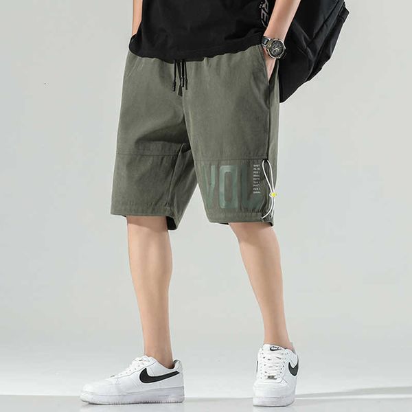 

men's pants summer short loose breeches hip hop streetwear fashion drawstring straight sweatshorts casual jogger shorts pc1u, Black