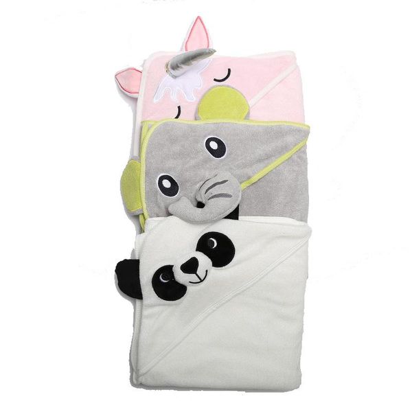 

towel cartoon bamboo fiber baby sleeping bag coating hooded