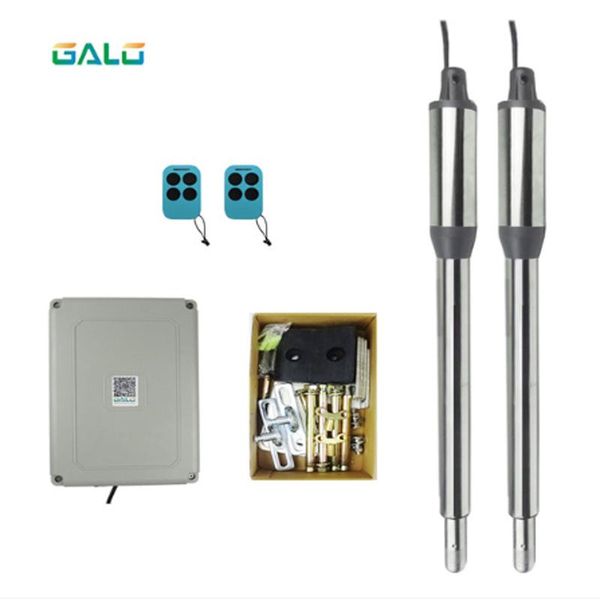

electric linear actuator 300kgs piston driving swing gate opener pocells lamp wireless keypad optional fingerprint access control
