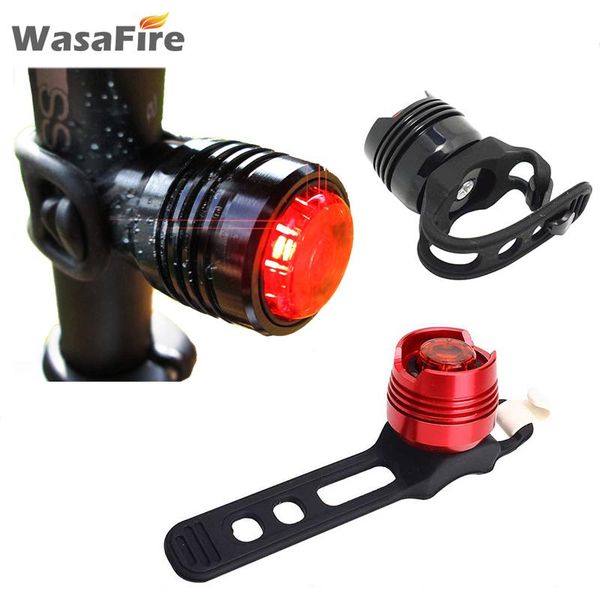 

aluminum alloy bike front rear taillight red flash lights 3 modes bicycle tail light waterproof safety warning lamp