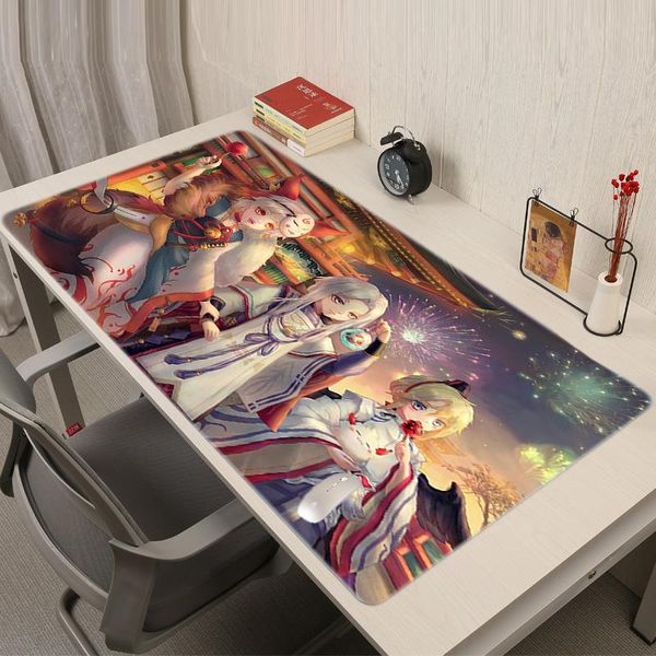 

mouse pads & wrist rests onmyoji mat computer pad pc gamer cabinet xxl kawaii rug carpet anime desk mause gaming varmilo keyboard mousepad