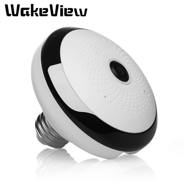 

wakeview 360 degree 3.0mp wireless panoramic home security wifi cctv fisheye smart ip camera two way audio night vision cameras