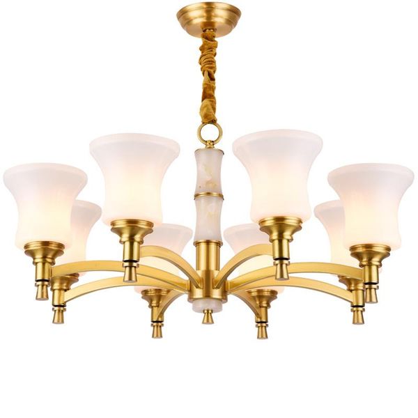 

chandeliers post modern copper led pendant lights american toolery lamp e27 white frosted glass light el dinning room