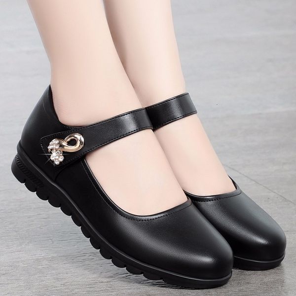 

dress shoes rimocy glittering women's crystal slippers, leather-bound pumice with soft soles comfortable shoes and anti-slip im8q, Black