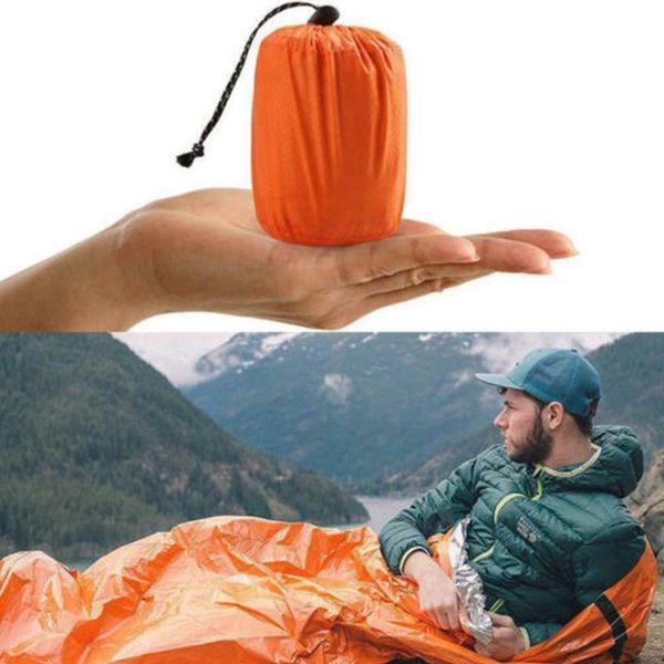 

reusable camping travel sleeping bag thermal waterproof survival emergency tent bags