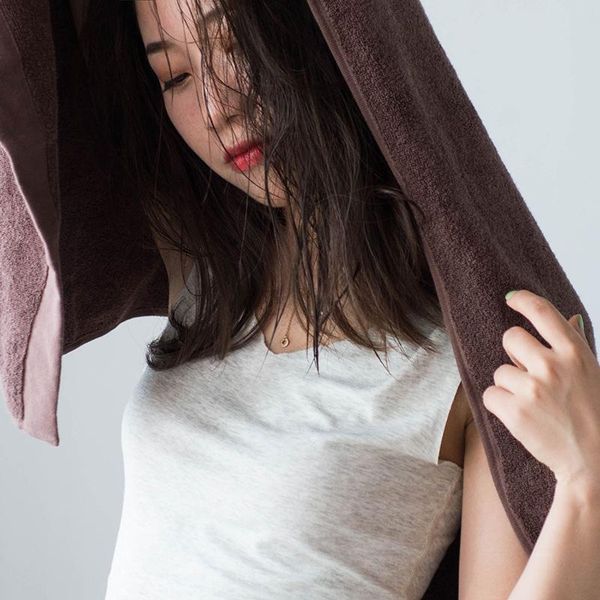 

towel face bath hair beach solid color cotton super absorbent quick drying for home el student dormitory outdoor