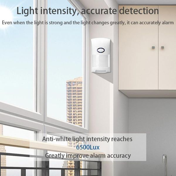 

smart home control wifi infrared detectors outdoor wireless pir tuya/smart life compatible alarm sensor with app motion z7x6