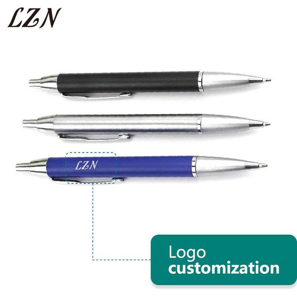 

ballpoint pens lzn commercial metal pen gift press roller engraved company details for promotion to customer free, Blue;orange