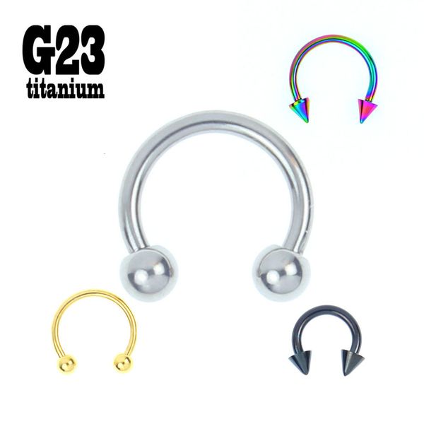 

specializing in g23 titanium horseshoe ring classic c-type nose ring human body puncture jewelry