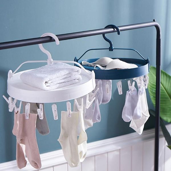 

hangers & racks foldable clip with 18 drying clips underwear hanger for sock