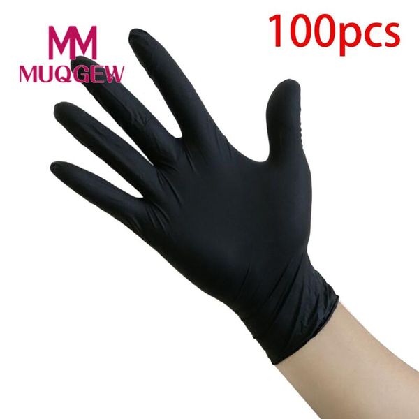 

100pcs/pack nitrile gloves disposable grade waterproof allergy work safety handschoen