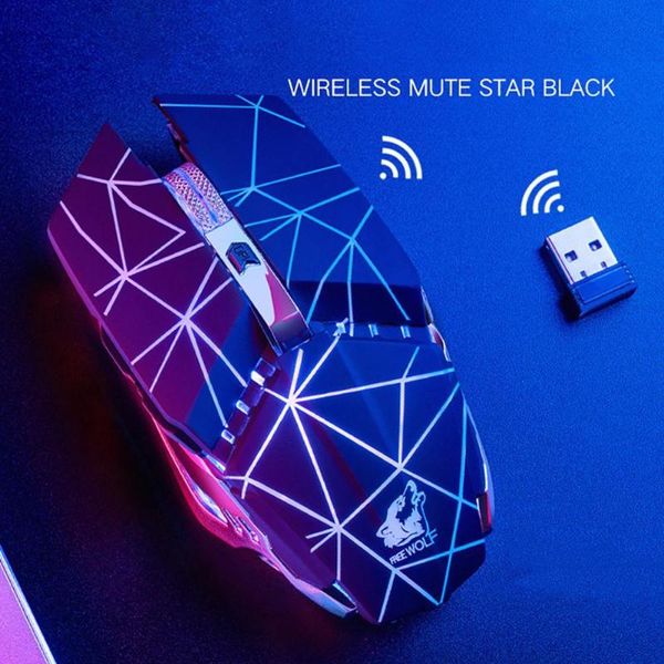 

wolf x11 ergonomic 2.4g 2400dpi wireless optical mouse for lapcomputer mice