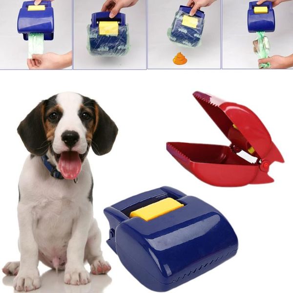

dog car seat covers 1pc portable pet cat puppy pooper scooper waste tool handle clean poop pick up