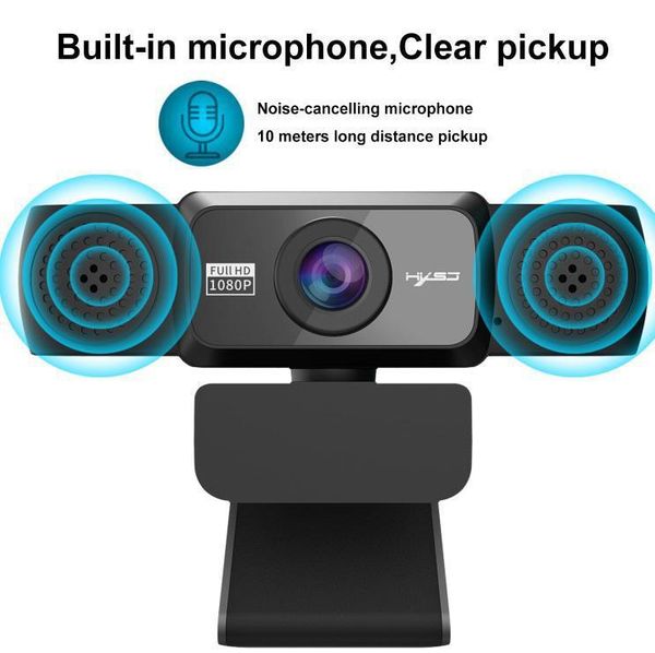 

webcams 1080p hd webcam with mic rotatable pc deskweb camera cam mini computer webcamera video recording work