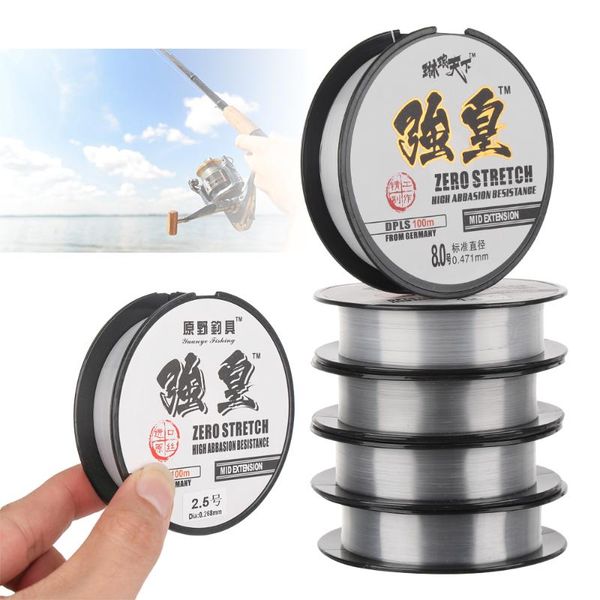 

braid line 1pc 14 sizes 100m durable super strong pull nylon monofilament wear-resistant high tensile sink fishing tackles