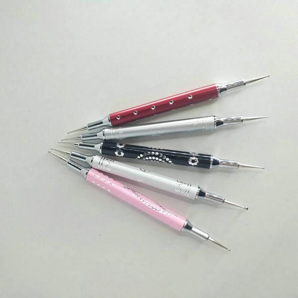 

bar tools nail metal carving drill double hook pen point flower needle 5 pieces