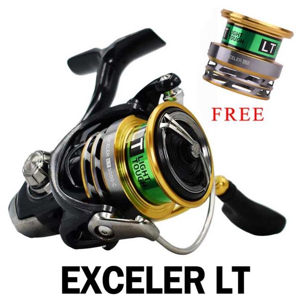 

baitcasting reels spinning fishing reel exceler lt/legalis lt/fuego lt 3000/4000 size extra spool 5.2:1/5.3:1 low ratio