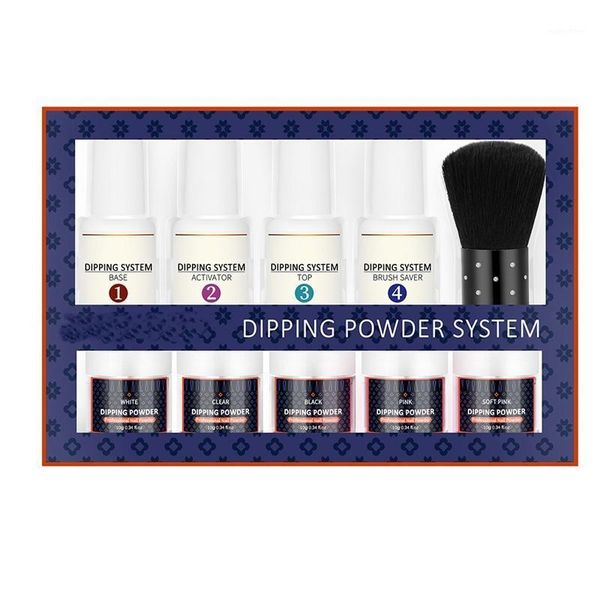 

dipping system powder nails power dip base activator without uv lamp cures with coat coat1, Silver;gold