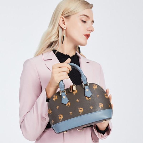 

evening bags 2021 trend presbyopia shell bag genuine leather female all-match shoulder diagonal purses and handbags sac luxe femme
