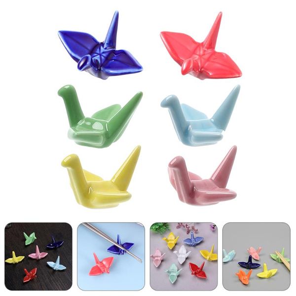 

chopsticks 12pcs japanese-style pen rack ceramic spoon stand fork deskornament
