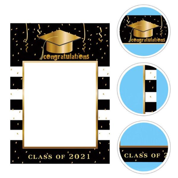 

1pc 2021 graduation party po prop paper frame decoration frames