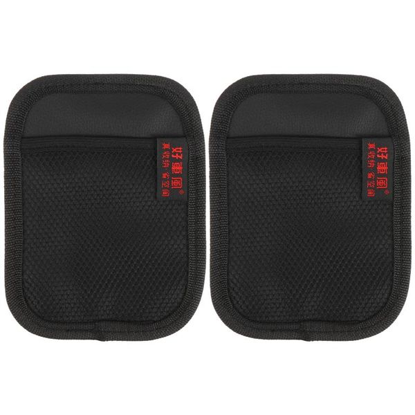 

car organizer 2pcs interior phone storage bag seat back sticky mesh