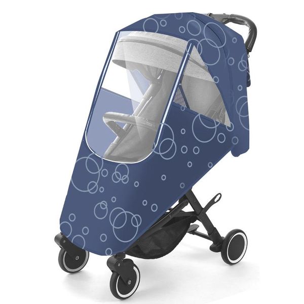 

stroller parts & accessories universal rain cover baby pushchair waterproof wind dust shield infant pram protection zipper open