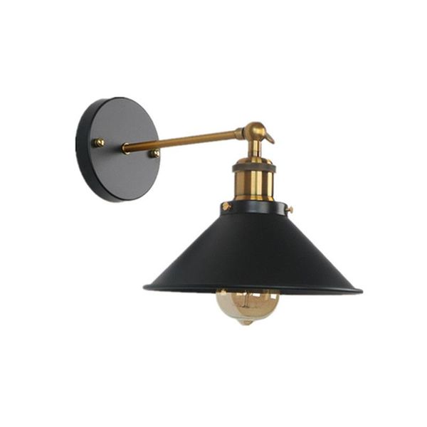

retro wall lights black iron lampshade adjustable diy bedroom indoor lighting for living room vintage lamp loft sd
