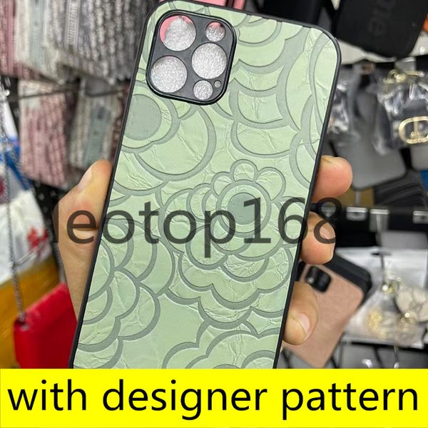 

fashion designer phone cases for iphone 12 12pro max 11 11pro xs xr xsmax 7/8 luxury embossed flower leather cellphone case