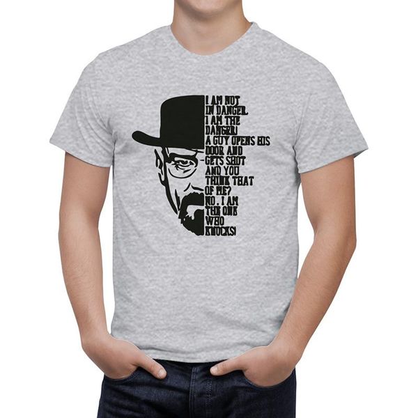 

men's t-shirts breaking bad t shirt men/women vintage cotton short sleeve t-shirt man walter white cool heisenberg men tees, White;black
