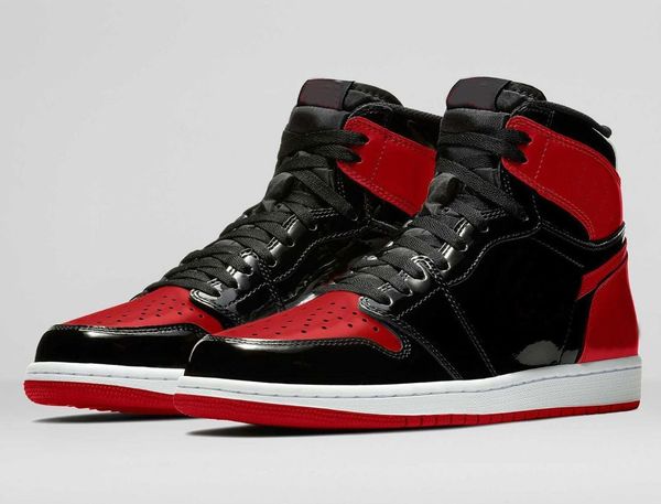 

sneakersports 1s bred patent for sales sneakers black white varsity red wholesale prices outlet store 555088-063