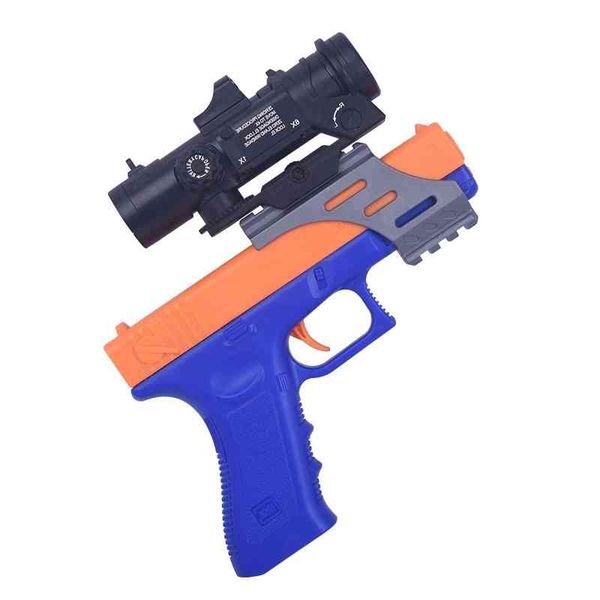 

0165glock bullet manual pull bolt launch suction cup soft children desert eagle boy toy small