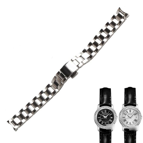 

watch bands wentula watchbands for midom010.007 m010.007 baroncelli stainless steel solid band, Black;brown