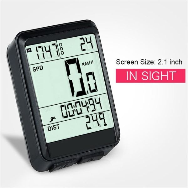 

activity trackers kebidumei 2.1in waterproof bicycle computer wireless mtb bike cycling odometer satch speedometer watch led digital rat1