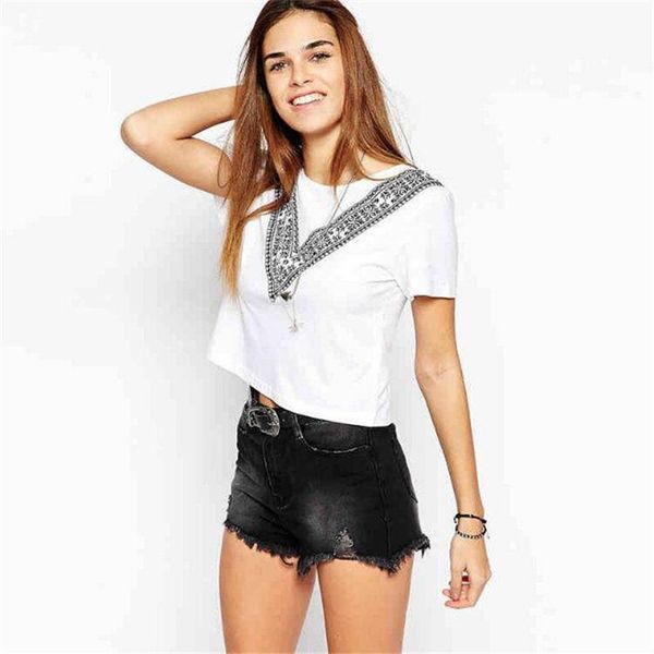 

women's t-shirt printed are loose and go well with short-sleeved white t-shirts