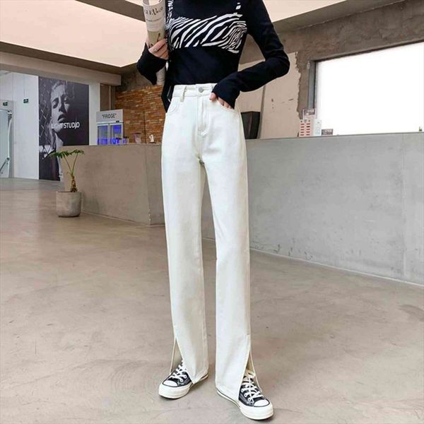 

straight leg high waist pants womens jean harajuku wide boyfriend micro flare mopping trousers independent aesthetic, Blue
