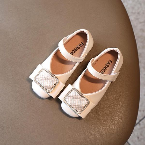 

flat shoes spring summer kids sandals princess fashion solid color children bow teen leather toddler girls 5 6 7 8 10 12y, Black;grey