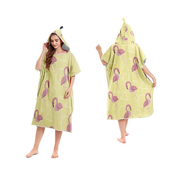 

towel microfiber swimming pool beach towels outdoor changing poncho man woman bathrobe hooded surf swimsuit beachwear