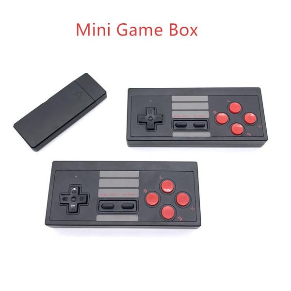Mini consola de juegos Coolbaby, caja USB con controlador inalámbrico de 2,4G para NES, salida HD para niños, 660 juegos, reproductores portátiles