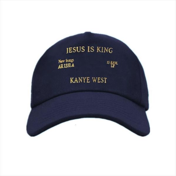 

kanye west jesus is king album baseball caps embroidery dad hat women man hats latest snapback, Blue;gray