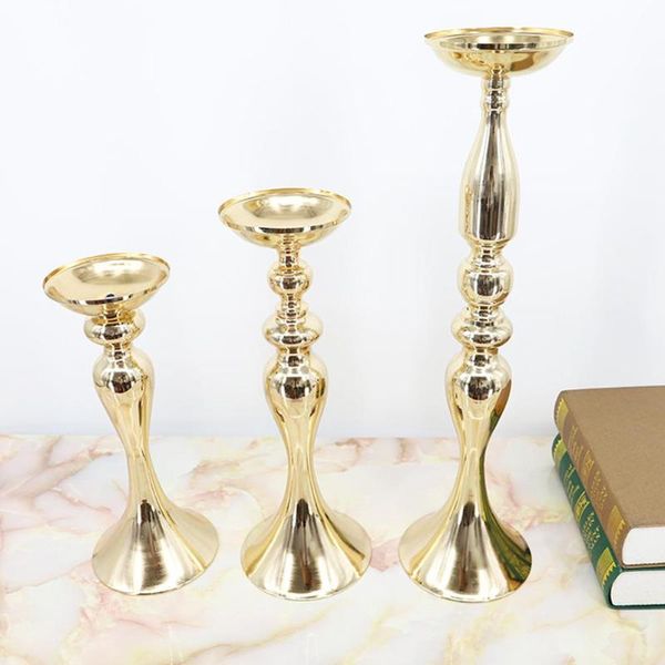 

metal candle holder stand centerpiece flower rack stick holders candlestick deskornament wedding decoration