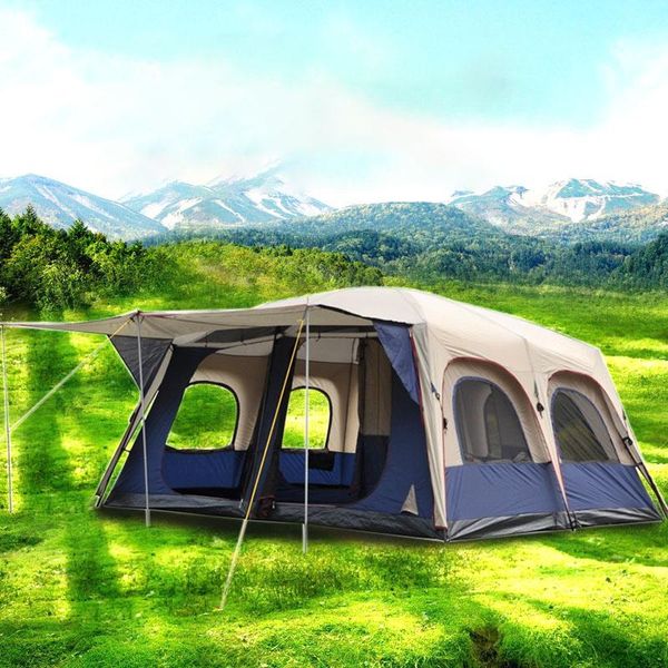 

alltel 460*360*215cm 6-10 people use two bedroom one living tents outdoor camping rainproof multifunctional tienda de campaÃ±a and shelters