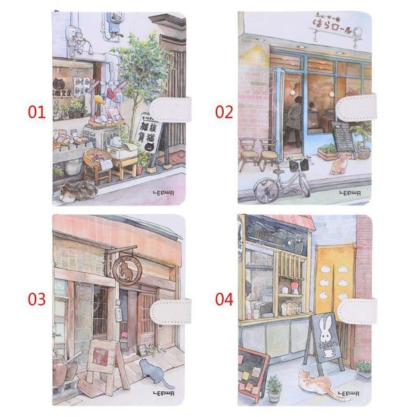 

creative stationery sketchbook blank diary journal travelers notepad painting drawing graffiti a5 notebook gift notepads, Purple;pink