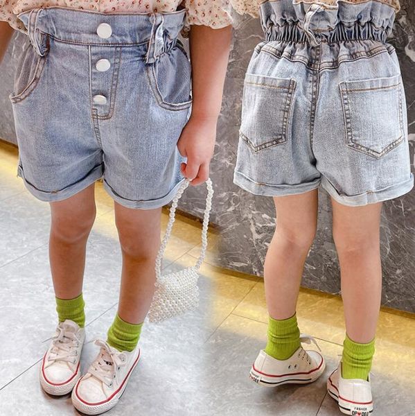

arrival girls boys denim shorts summer fashion kids 2-7 years cy341, Black