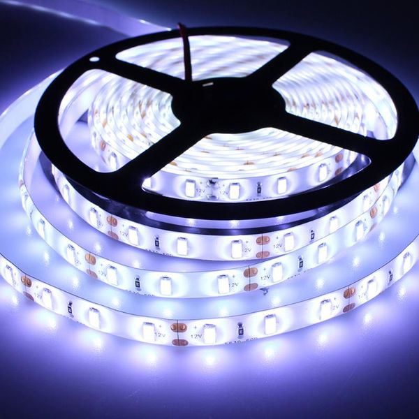 

super bright 5m 5630 smd led strip flexible light dc12v waterproof 60led/m outdoor lighting for christmas white/warm white strips