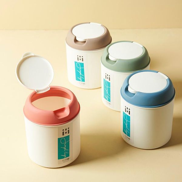 

waste bins japanese-style deskmini trash can clean household living room plastic creative paper basket with lid desk